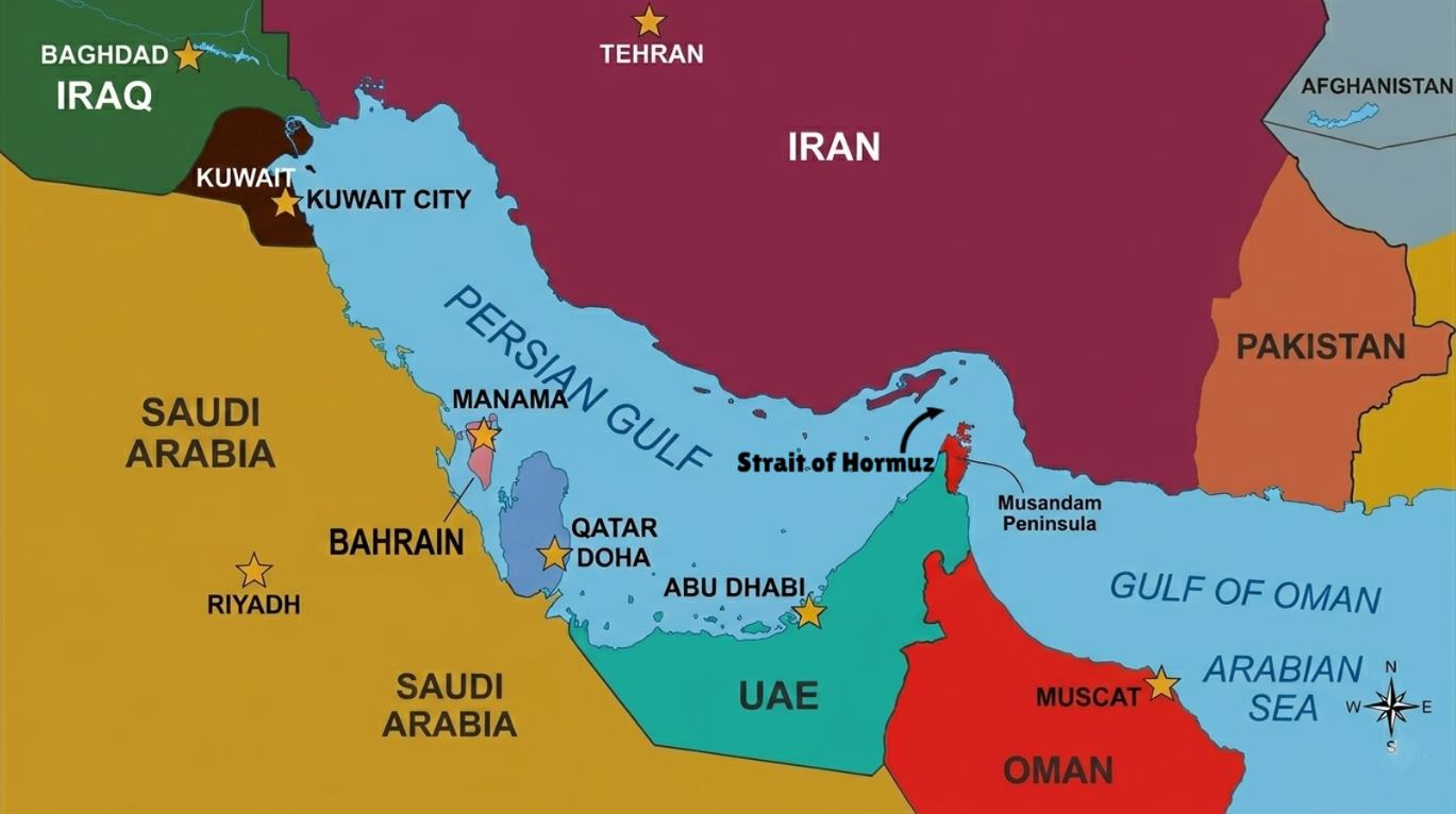 Strait of Hormuz Map